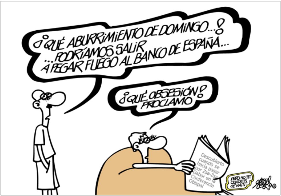 Diario El País; Viñetas Forges, 17 de Julio de 2011